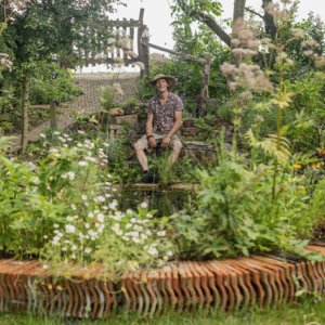 Temple garden van Floris en Sita