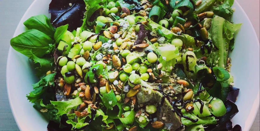 Verse doperwtensalade