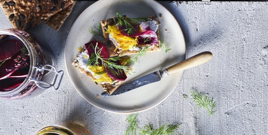 Pickles van rode biet met dille