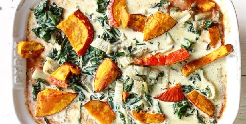 Pompoenlasagna - Bron recept en foto: Leentje Kookt