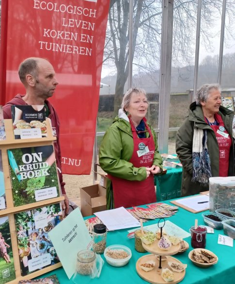 velt op moestuinbeurs in 2024