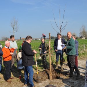 Aanplant voedselbos in Nevele